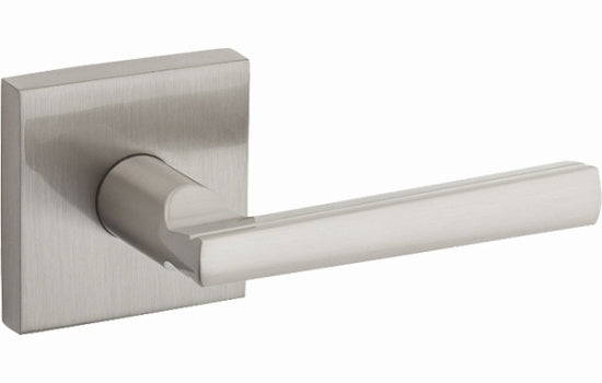 KW720MRLSQT15 - Montreal Square Satin Nickel Reversible Passage Lever