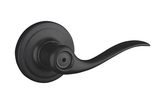KW730TNL514 - Tustin Matte Black Reversible Privacy Lever