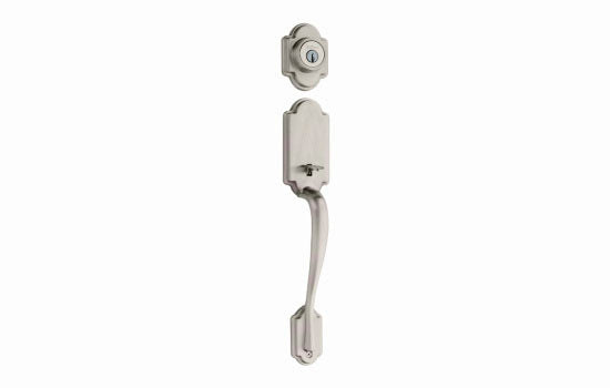 KW800AN15 - Arlington Satin Nickel Reversible Active Exterior Trim Smart Key Handleset for 966/974 Series