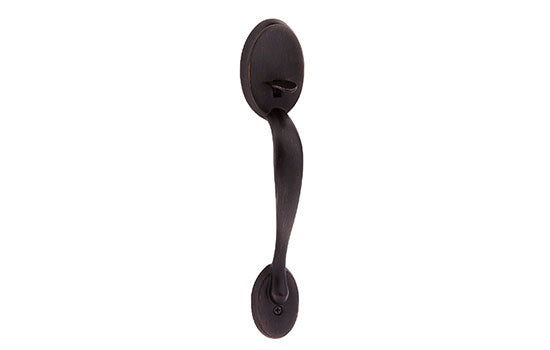 KW814CE11P - Chelsea Venetian Bronze Reversible Active Exterior Trim Handleset - Handle Only - <mark>Order Deadbolt Separately</mark>