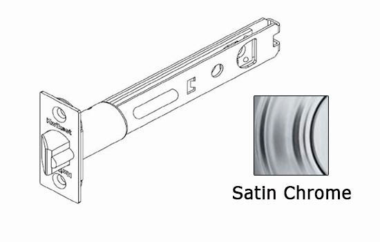 KW83014-26D - Satin Chrome 5" Backset Square Corner Dead Latch