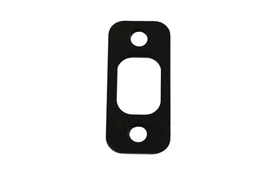 KW85063-514 - Black 2-1/4^H Round Corner Strike for 660 Series Deadbolts