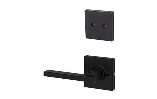 KW973CSLSQT514 - Casey Matte Black Reversible Dummy Interior Trim Lever for 819 Series