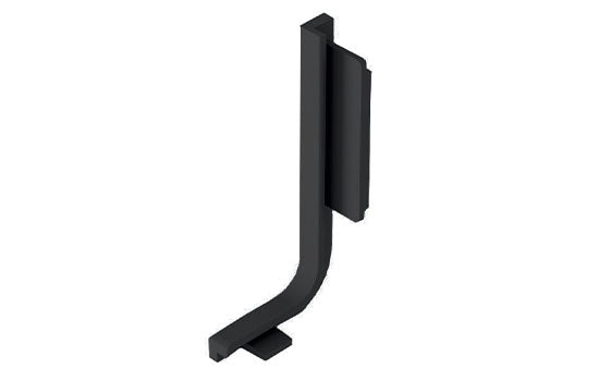 L-PLUG-BLK-L - Left Hand Black Finish L-Channel L-Plug