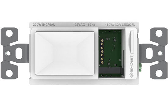 L-SD3001WA - 120V 150W White Swidget Dimmer Switch without Insert