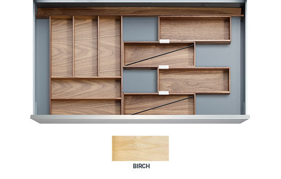 LA-BIR *KIT* - 24" Birch Los Angeles Drawer Insert Kit for Drawer Widths 27-1/2" to 30"