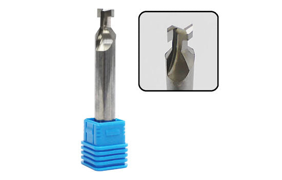 LDE1000B - 2 Flute 3/8" Diameter x 3/8" Shank Carbide Right Hand Lockdowel T-Slot Router Bit