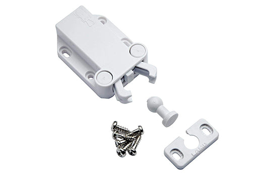 LSMC37WHI - White Non-Magnetic Mini Latch