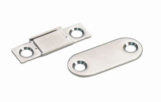 MC-YN001P - Magnetic Catch Ultra Thin Ultra Strength Nickel W/ Strike