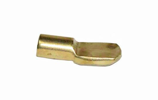 MC14-3 - 1/4" Pin Brass Spoon Shelf Pin