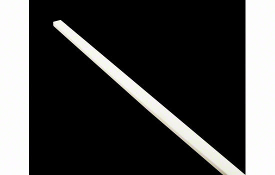 MC341-34WHI - 12'L x 3/4"W White U-channel
