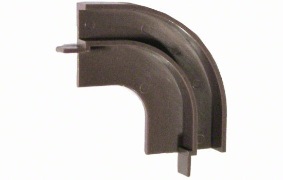 MC4C55 - 1-3/4"W Plastic Brown Corner Curves for Track