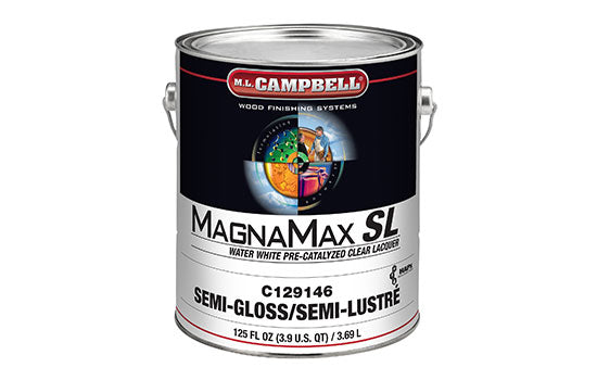 MLC-C129146-1 - 1 Gallon Solvent Based Interior MagnaMax SL Semi-Gloss Clear Pre-Cat Lacquer <mark>Additional Hazmat Fees May Apply</mark>