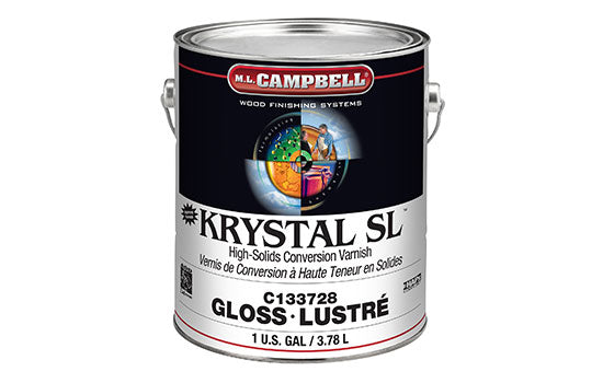 MLC-C133728-1 - 1 Gallon Solvent Based Interior Gloss Krystal SL Conversion Varnish <mark>Order Catalyst C1431 Separately</mark> <mark>Additional Hazmat Fees May Apply</mark>