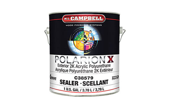 MLC-C38579-1 - 1 Gallon Solvent Based Exterior Clear Polarion X Acrylic Polyurethane Sealer <mark>Order Catalyst C35677 Separately</mark> <mark>Additional Hazmat Fees May Apply</mark>