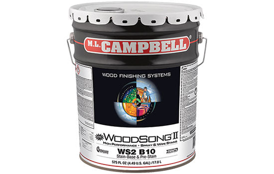 MLC-WS2B10-5 - 5 Gallon WoodSong Solvent Based Stain Base <mark>Additional Hazmat Fees May Apply</mark>
