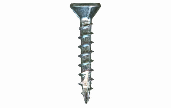 NIB18-10C - #8 x 1" Flat-nibbed Head Phillips Zinc Coarse Screw for Assembly Installation (1177) - 10C per Box