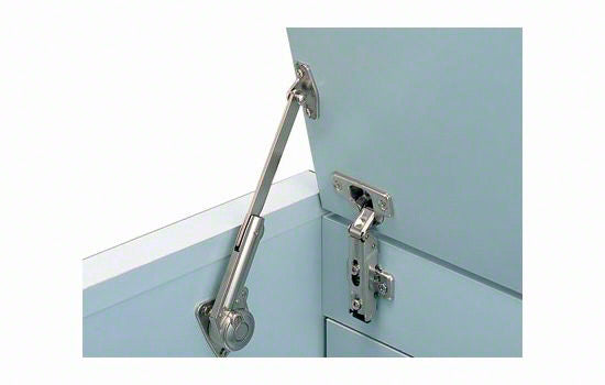 NSDX-20LK - Nickel Soft Down Left Hand Lid Support for Top Opening Applications