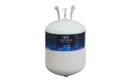 QA90-27CL - 27 lb Canister Natural Solvent-based Postforming Pebble Patterned Contact Adhesive <mark>Additional Hazmat fees may apply. Orders with this item added are not eligible for Mar/Apr 2021 Free Shipping promotion.</mark>