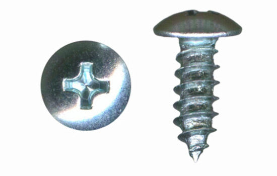 QS11547 - #8 x 7/16" Truss Head Phillips Zinc Screw for Hinge & Slide Installation