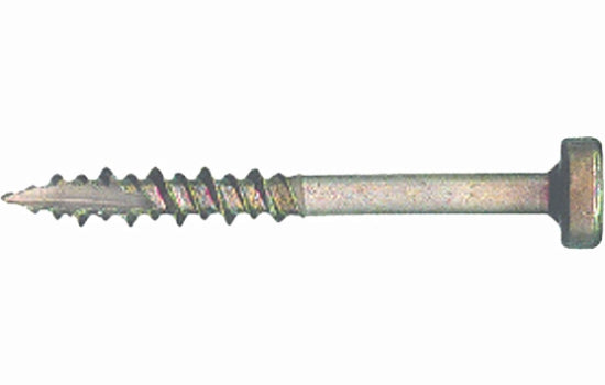 QS4084 - #7 x 1-1/4" Pan Head Square Plain Type 17 Hi-lo Screw for Faceframe Applications (4084) - 8M per Box