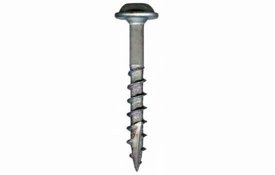 QS9157 - #8 x 1-1/2" Washer Head Square Plain Type 17 Coarse Screw for Faceframe Applications