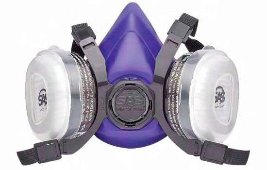 SAS-BANDIT - Medium Size Half Facepiece Dual Cartridge Pre-Assembled Respirator