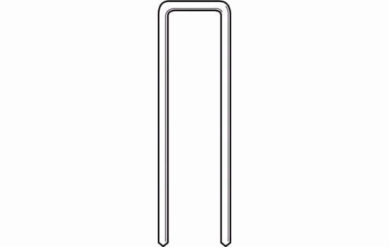 SCN15BRB - 1-1/4" Length 7/16" Crown 16 Gauge Staple - 10000 per Package
