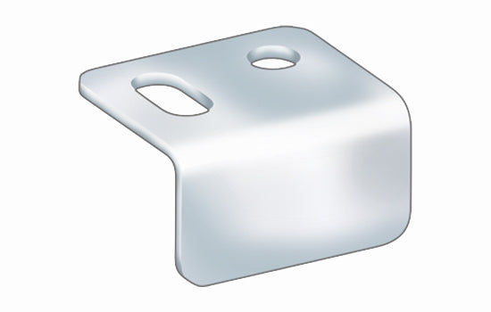 SP101-1 - Strike Plate L-Shape 1/2" Nickel
