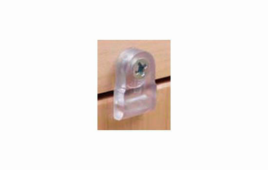 TTT230-01 - Clear Inset Door Stop for Glass Door Retainer