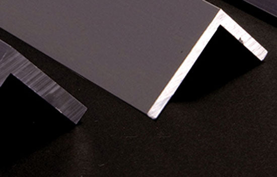 UEA34X12CA8 - 8'L x 1/2"W x 1/16"T Clear Anodized Aluminum Unequal Angle