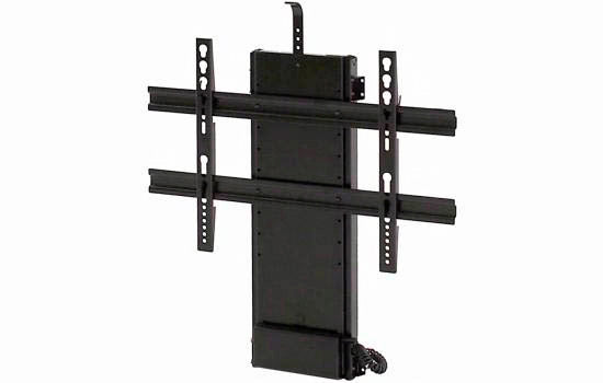 WT1000 - Whisper 1000 Black Flat or Curved TV Lift - Accomodates up to 70" TV's