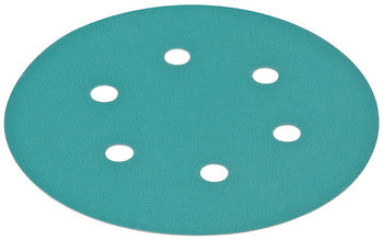 Abrasive FilmBac Disc, Hook-N-Loop Premium 6", Aluminum Oxide, 6 Holes