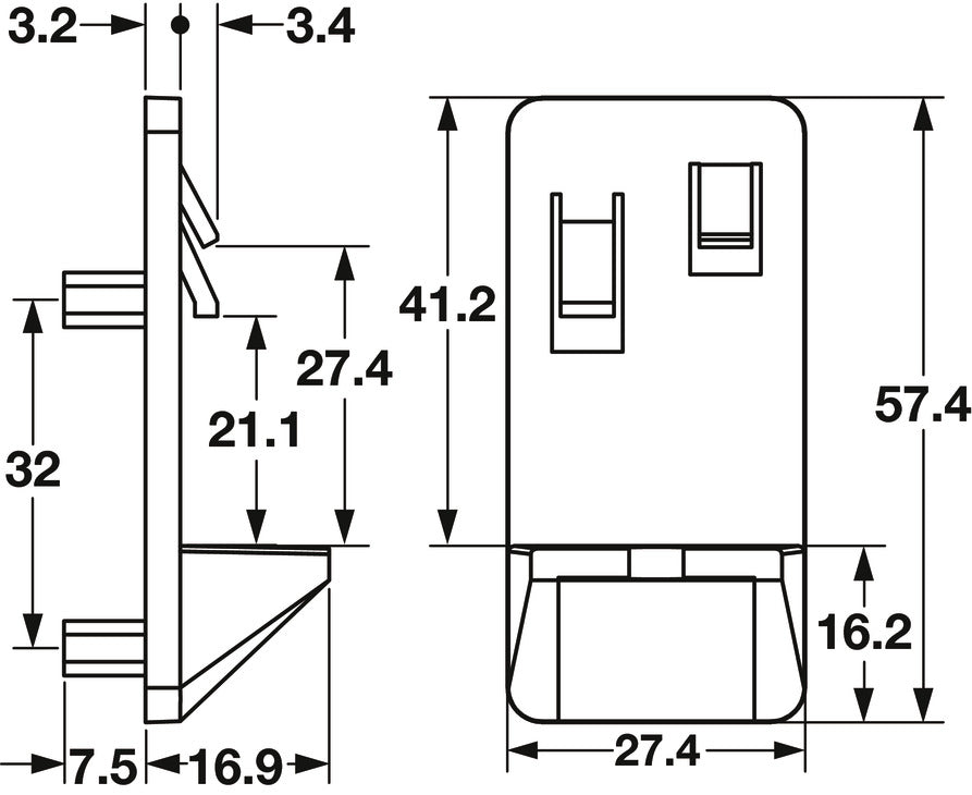 Shelf Support, Heavy Duty, Ø5 mm