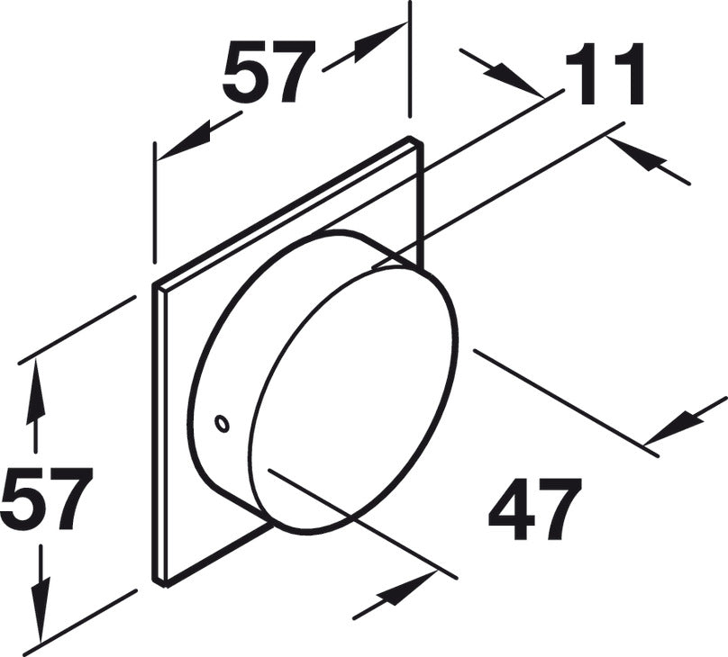 Inset Handle, Luxe
