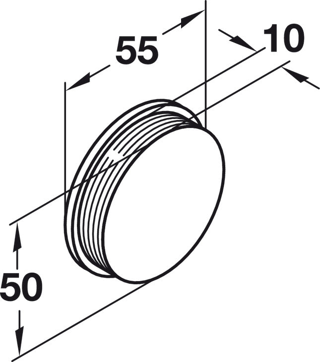 Inset Handle, Plastic