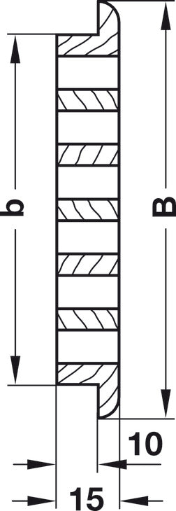 Lattice Grill, 90° Angle, 9/16" Staves