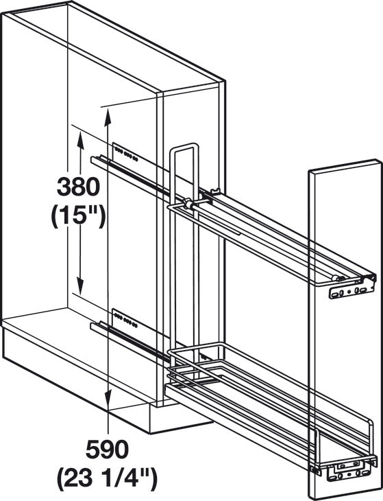 Base Pull-Out, Baking Tray 90°