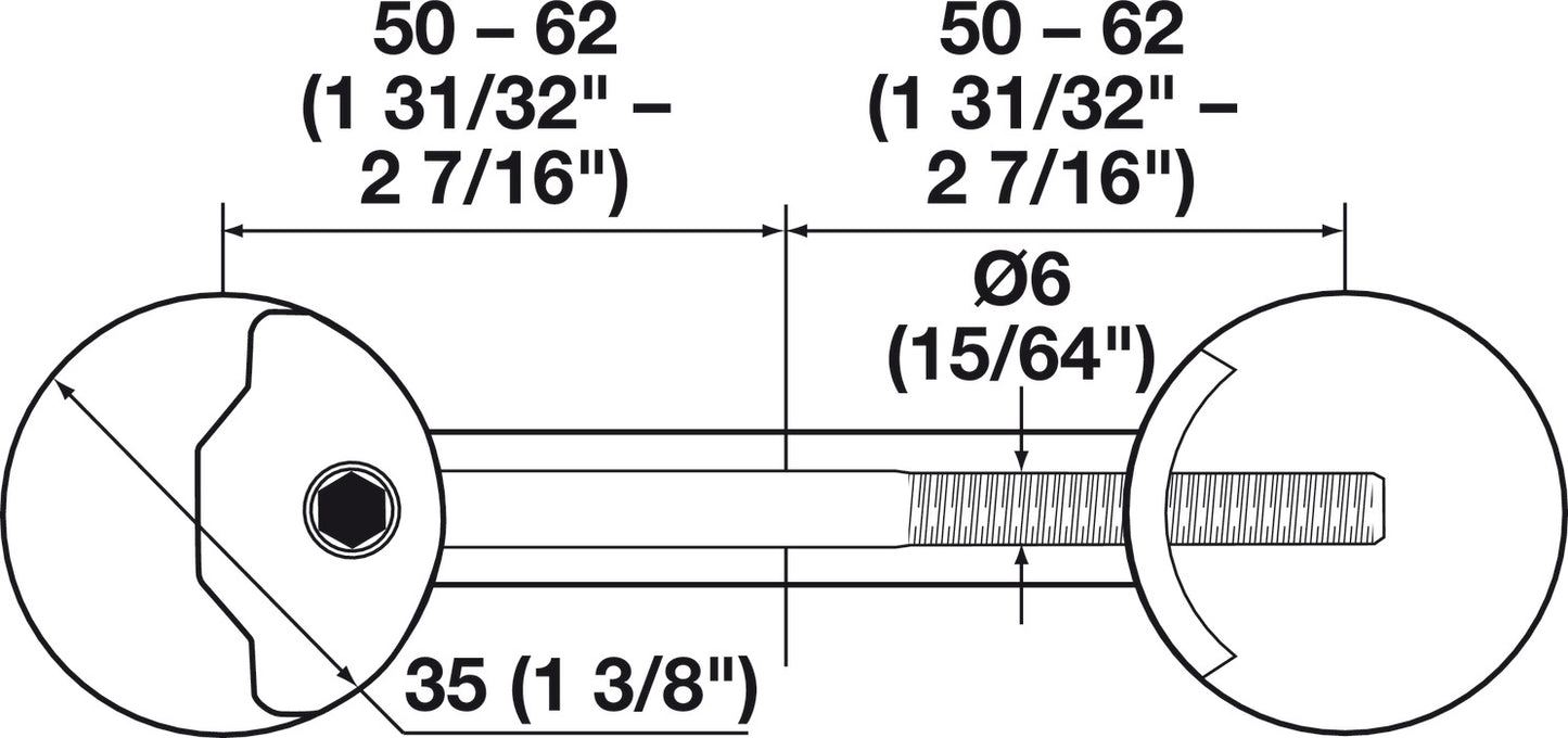 Zipbolt Joint Connector, Draw-Bolt UT