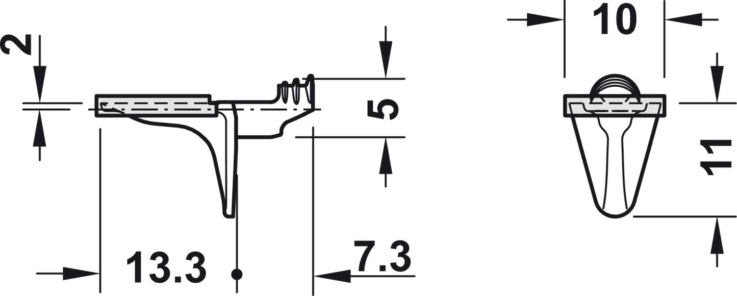 Shelf Support, 25 kg