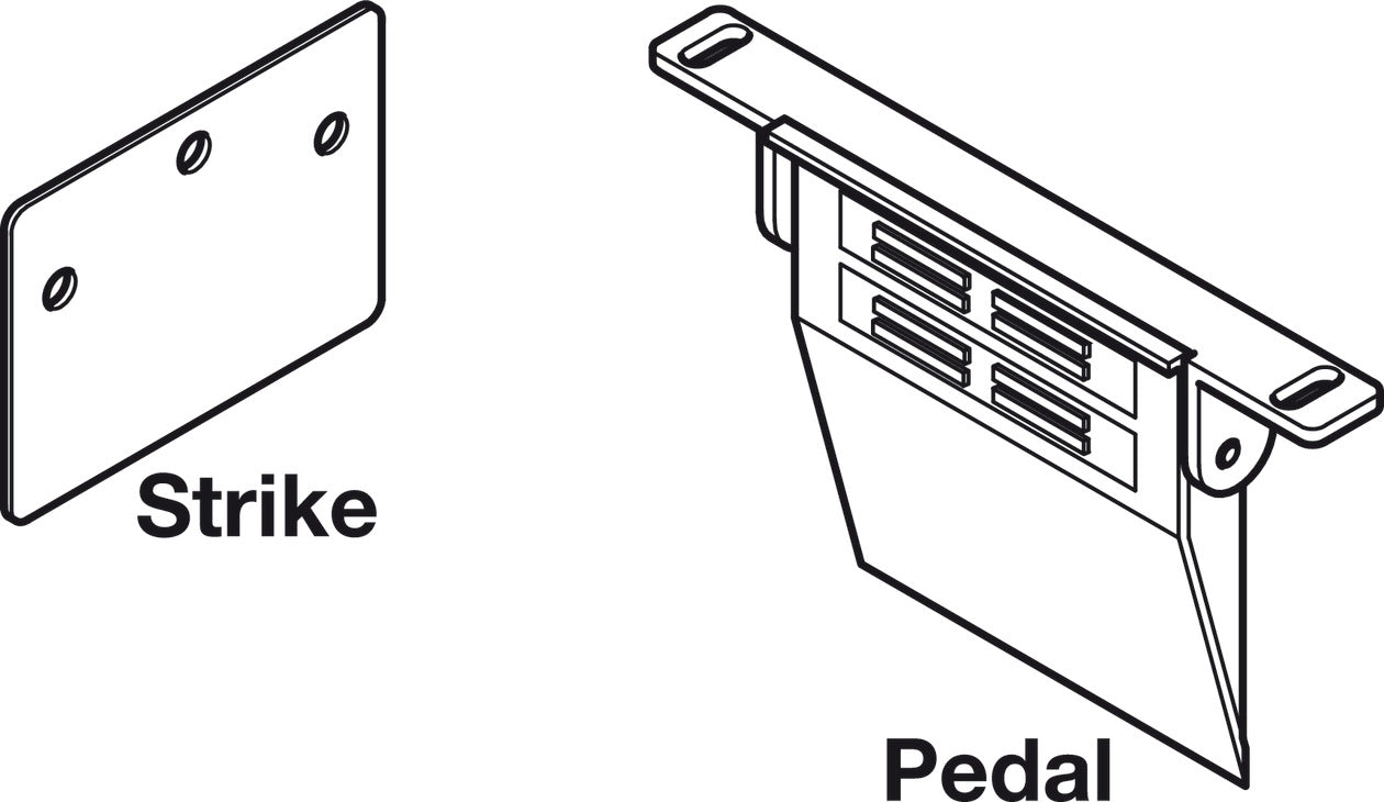 Door Opener, for Hinged Base Cabinet Doors
