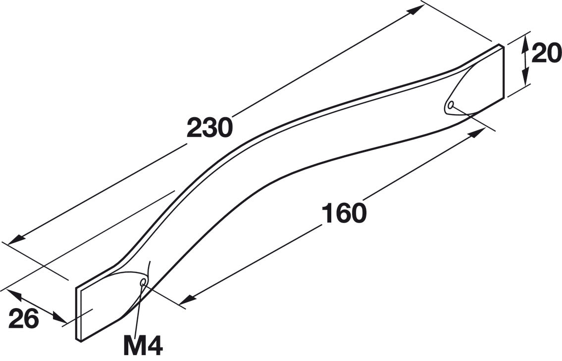 Handle, Zinc