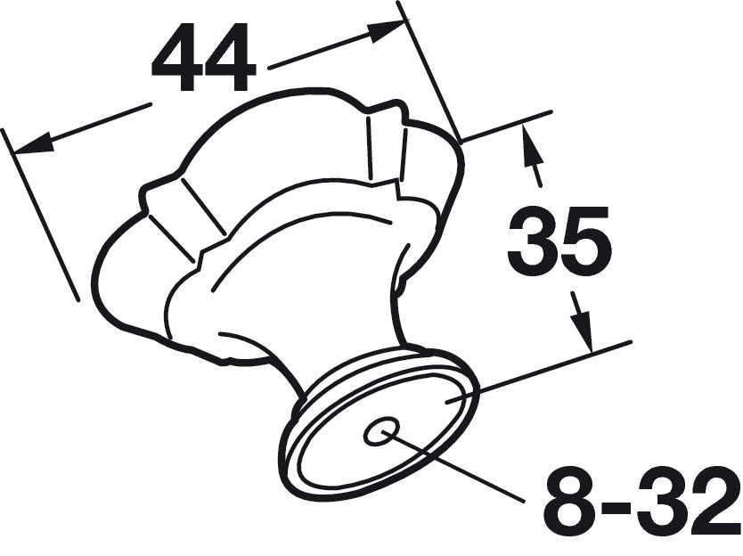 Knob, Zinc