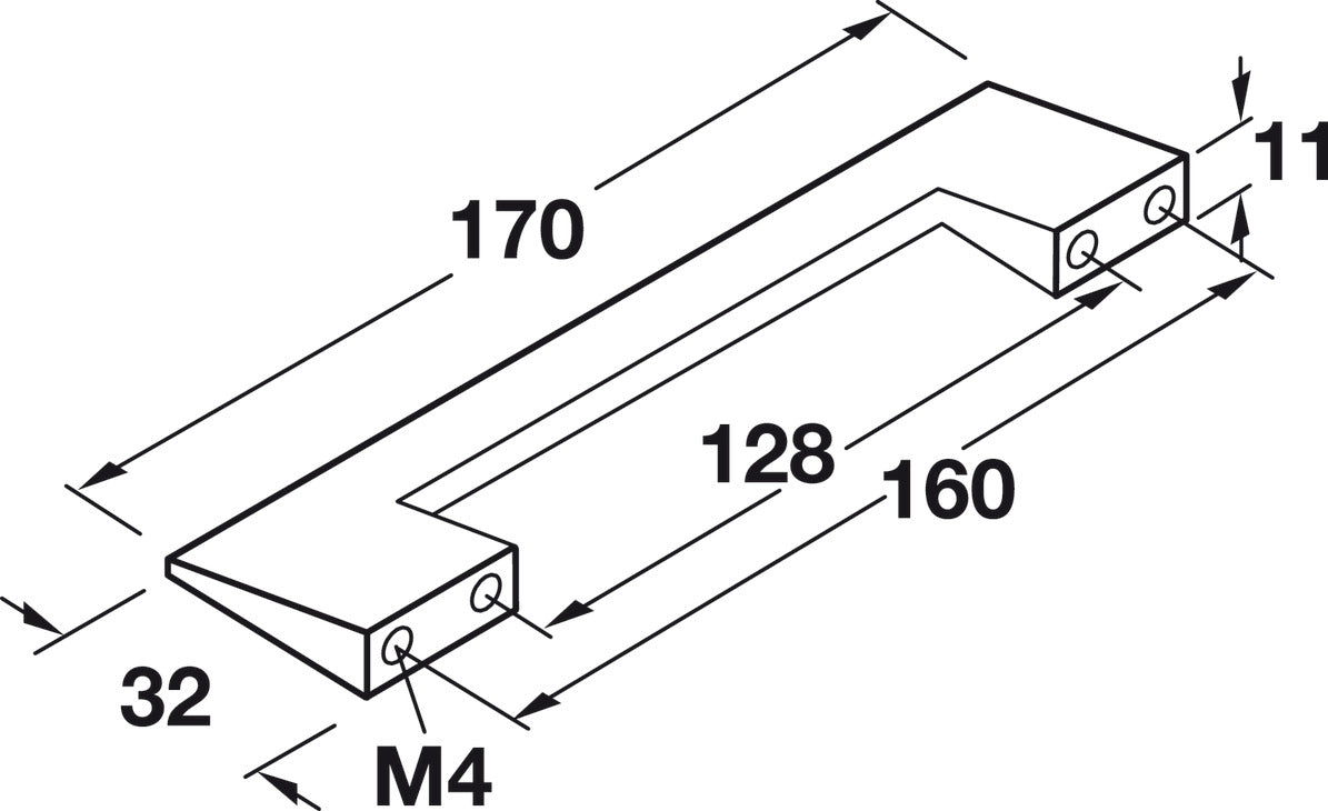 Handle, Zinc