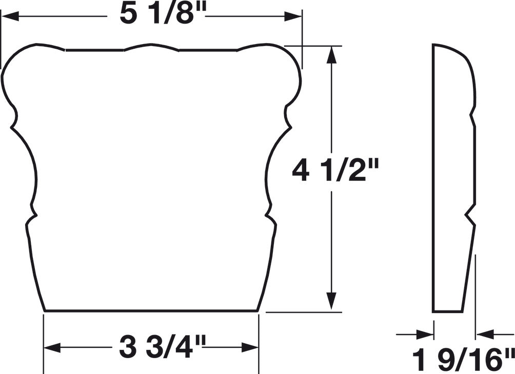Ornament, 4 1/2" x 5 1/8" (H x W)