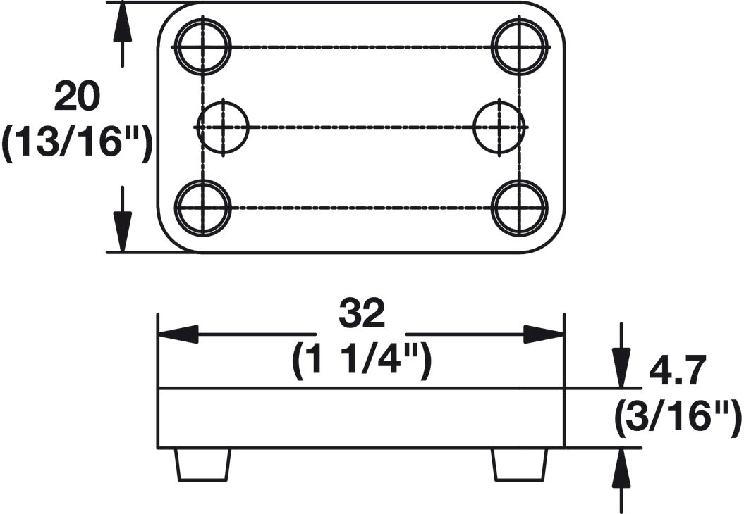 Spacer, for Strike Plate