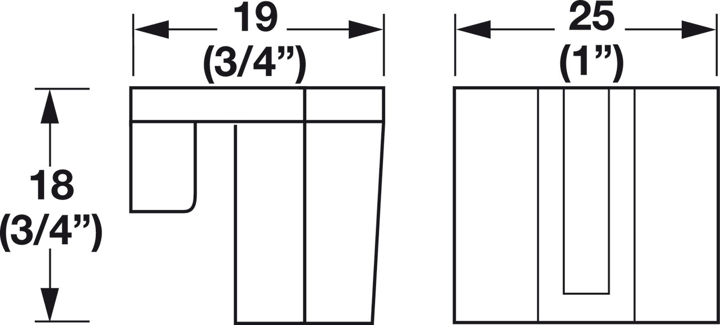 Rail Clip, for Hanging File System