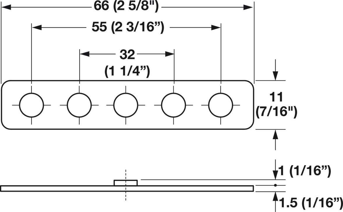 Bar Retaining Bracket, with Guide Lug