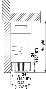 Adjustment Foot, XT