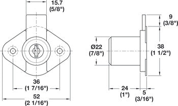 Deadbolt Drawer Lock